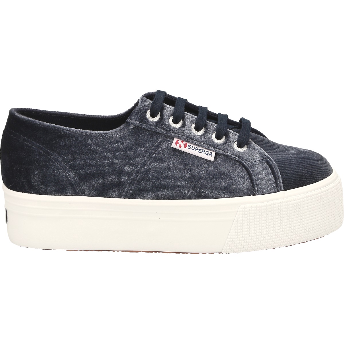 superga blue platform