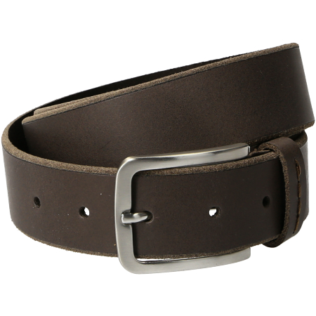 Timberland Man Cow Leather Belt - Braun - Seitenansicht