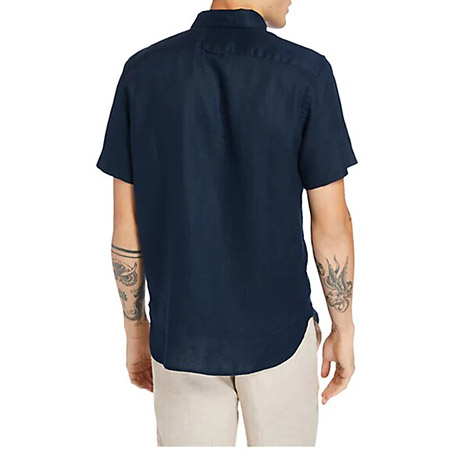 Timberland A2DCC433 SS Linen Shirt - Blau - Sohle