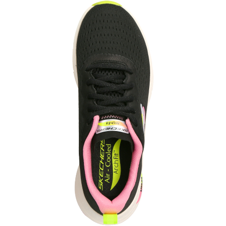 Skechers 149722 ARCH FIT INFINITY COOL - Schwarz - Draufsicht