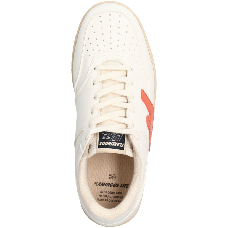 Flamingo’s Life RETRO 90’s WHITE ORANGE BICOLO - Weiß - Draufsicht