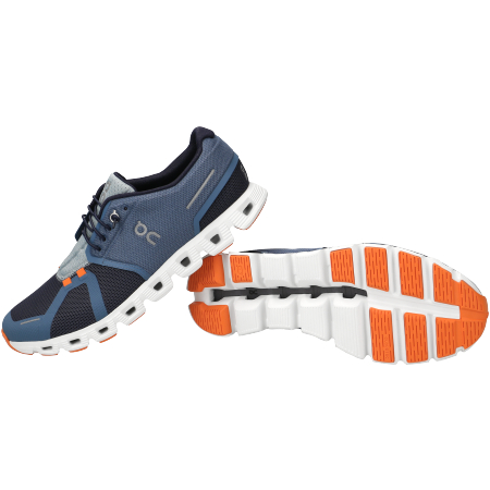 On Cloud 5 Push - Blau, kombiniert - Sohle