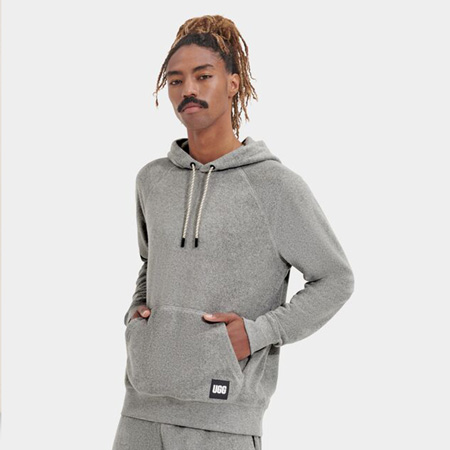 UGG australia TERRANCE HOODIE FL - Grau - Hauptansicht