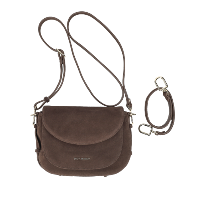 Hey Marly HM60-2525-S BIG SISTER SUEDE Taschen in braun