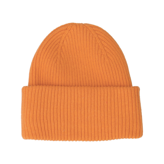 INUIKII 42020-020 ORANGE RIBBED WOOL BEANIE Röcke & Kleider in orange