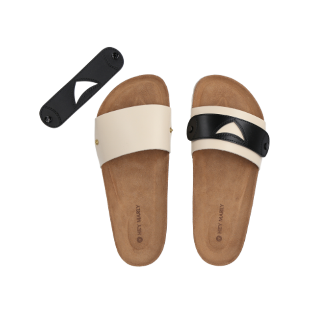 Hey Marly HM15-0001-S PLAIN PENNY BLACK Schuh Accessoires in schwarz