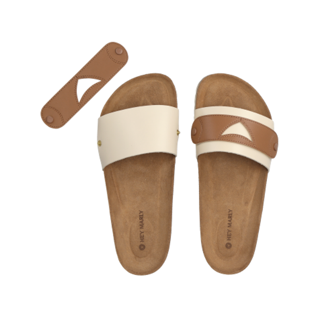 Hey Marly HM15-0042-S PLAIN PENNY COGNAC Schuh Accessoires in beige