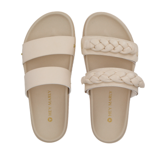 Hey Marly HM26-23AC-S BRAIDED CREMA Schuh Accessoires in beige