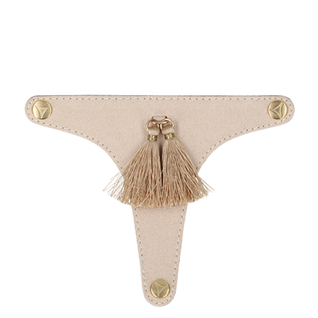 Hey Marly TOPPING POM DE PARIS Schuh Accessoires in beige