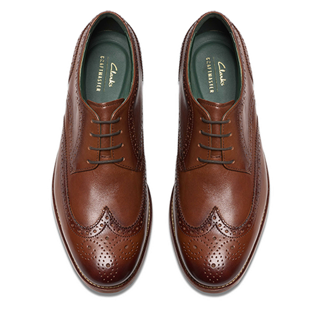 Clarks CraftJames Tip 26178563 7 Schnürschuhe in braun