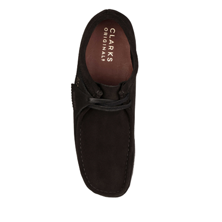 Clarks Wallabee 26155519 7 Schnürschuhe in schwarz