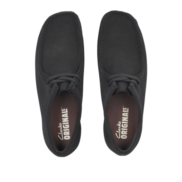 Clarks Wallabee 26188315 7 Schnürschuhe in schwarz