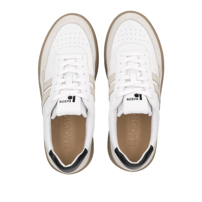 Blackstone FG622 WHITE BLACK Schnürschuhe in weiß