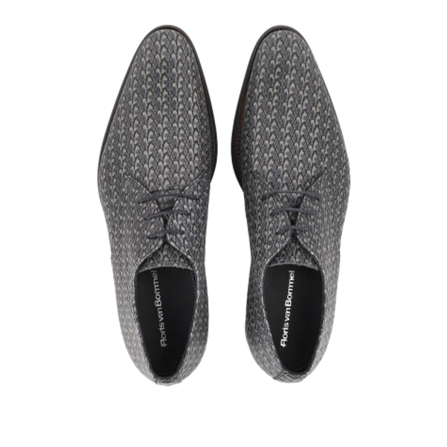 Floris van Bommel De Stapper Schnürschuhe in grau