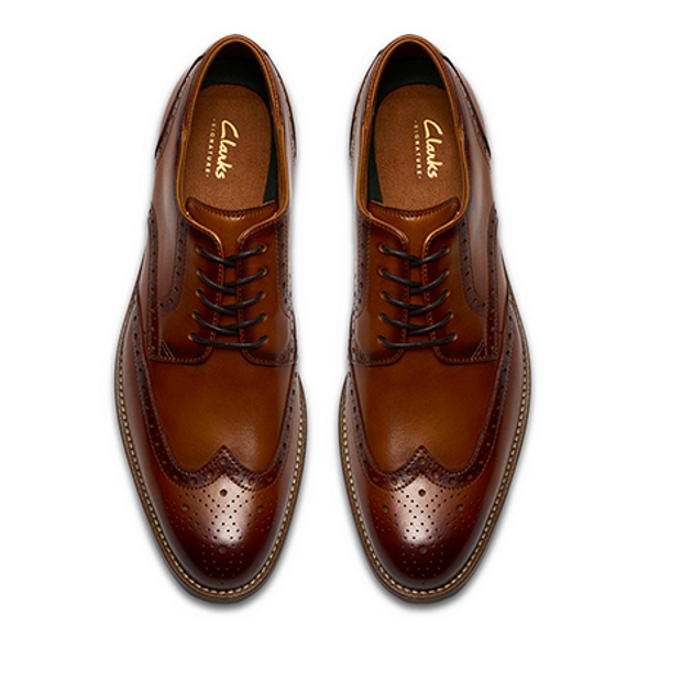 Clarks CraftRemi Tip 26186394 7 Schnürschuhe in braun