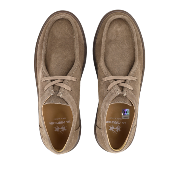 La Martina SUEDE Schnürschuhe in beige