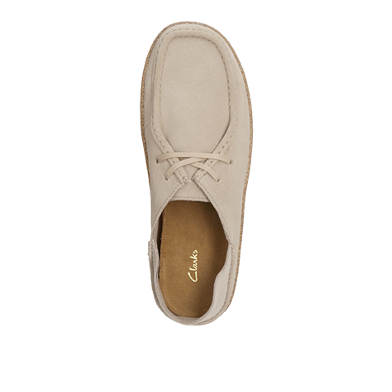 Clarks PiltonWallabee 26165835 7 Schnürschuhe in beige
