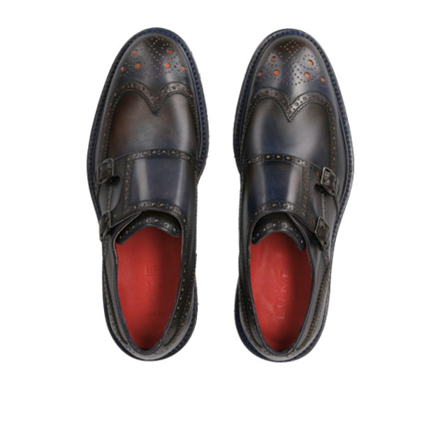 Lüke Schuhe 14255 CAMEL BLU 50 Schnürschuhe in blau