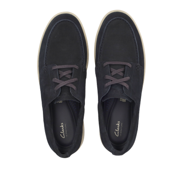 Clarks Lockford Boat 26186188 7 Schnürschuhe in blau