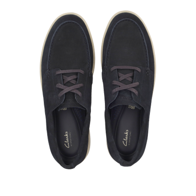 Clarks Lockford Boat 26186188 7 Schnürschuhe in blau