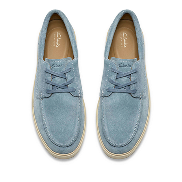 Clarks Lockford Boat 26186611 7 Schnürschuhe in blau