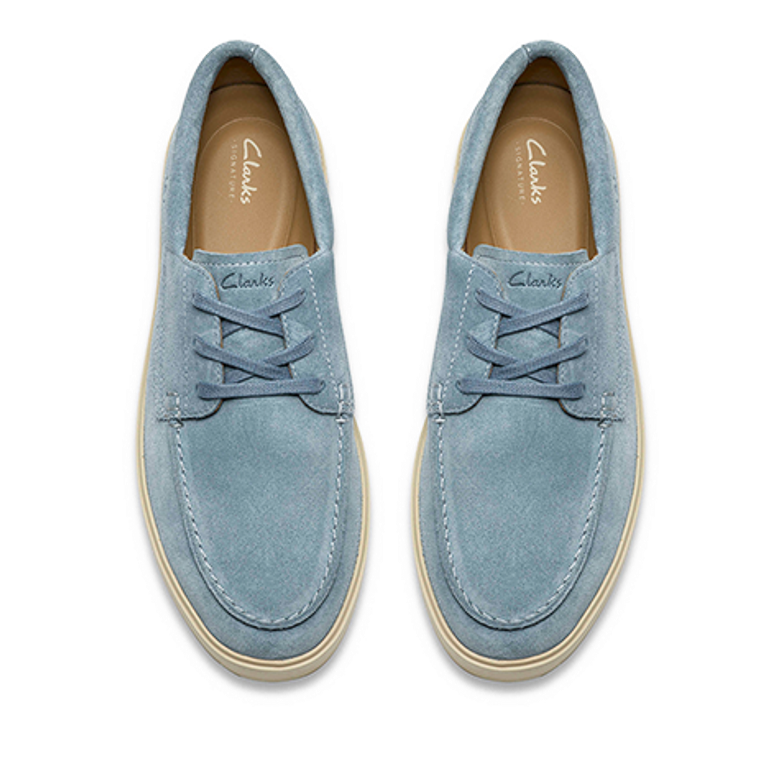 Clarks Lockford Boat 26186611 7 Schnürschuhe in blau