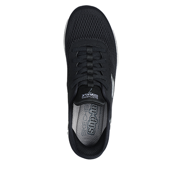 Skechers 216648 BKW GO WALK 7 Sneaker in schwarz