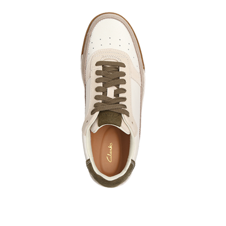 Clarks CraftCourtLace Sneaker in weiß
