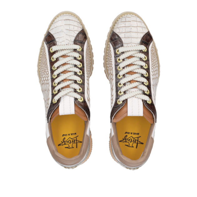 Lorenzi 17601 Made Camel Sneaker in braun