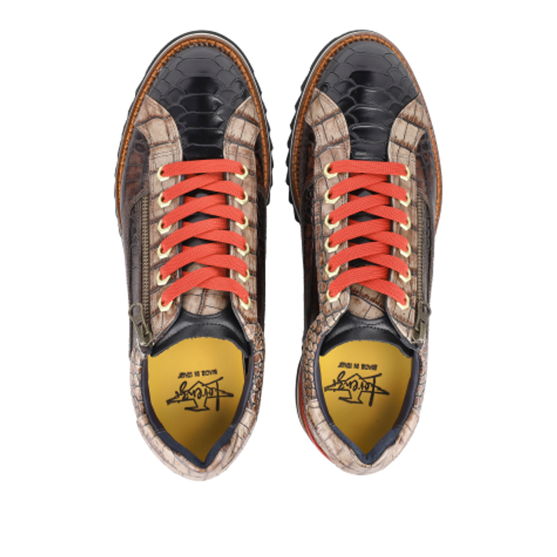 Lorenzi 9634 SERAUTA FRESH NERO Sneaker in braun