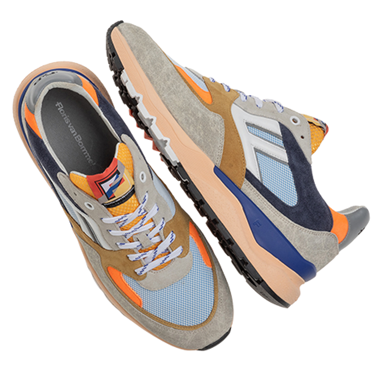 Floris van Bommel De Treener Sneaker in rot