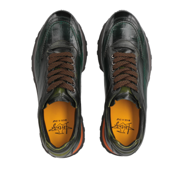 Lorenzi 15841 ANGUILLA FOG OILIVA Sneaker in grün