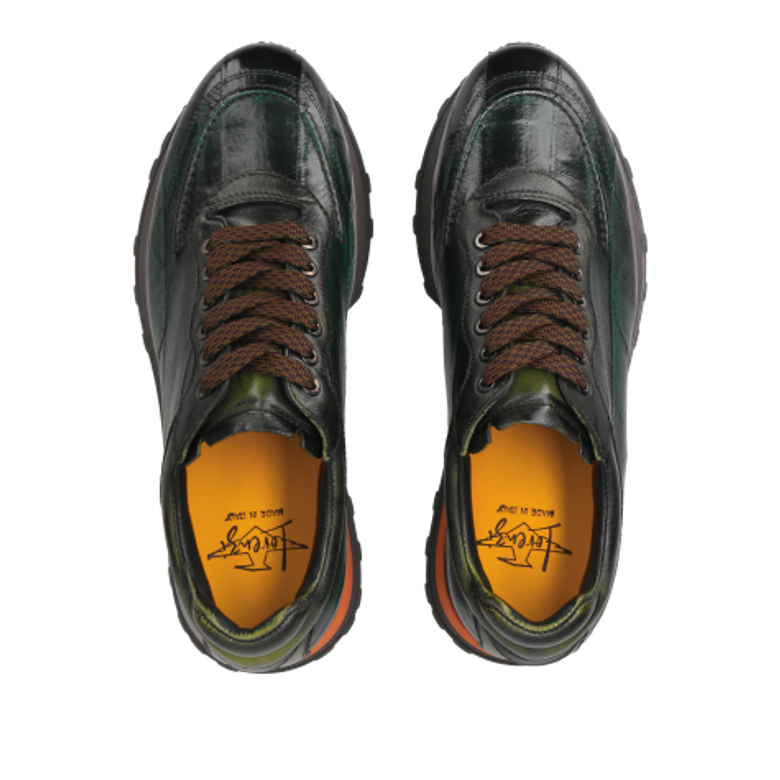Lorenzi 15841 ANGUILLA FOG OILIVA Sneaker in grün