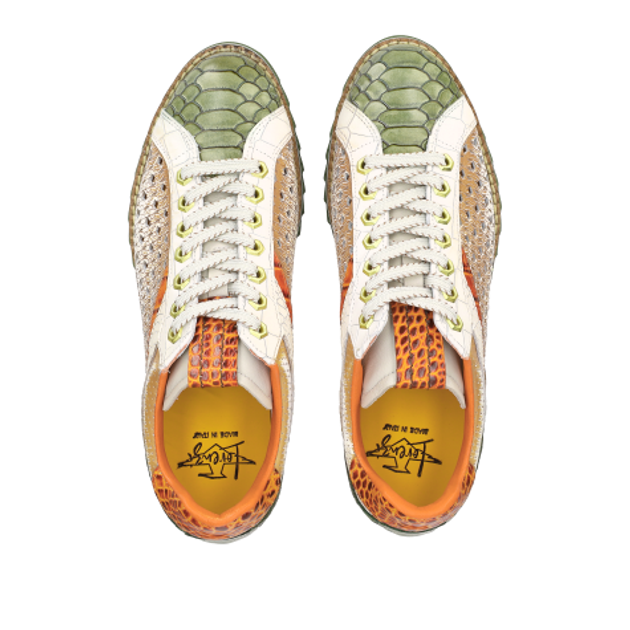 Lorenzi 17598 Fresh Verde Sneaker in grün