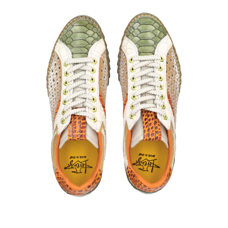 Lorenzi 17598 Fresh Verde Sneaker in grün