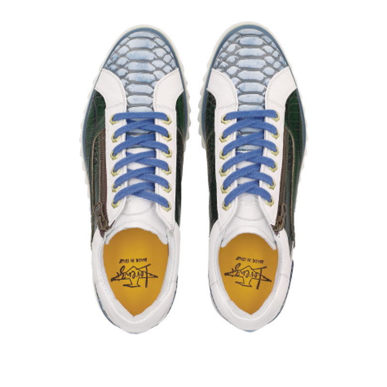 Lorenzi 9634 Fresh Cobalto Sneaker in grün