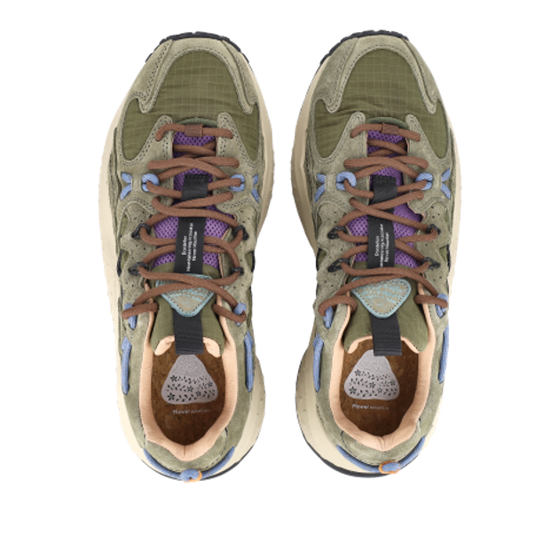 Flower Mountain 0B03-001-2019511-03 YAMABUSHI UNI Sneaker in grün