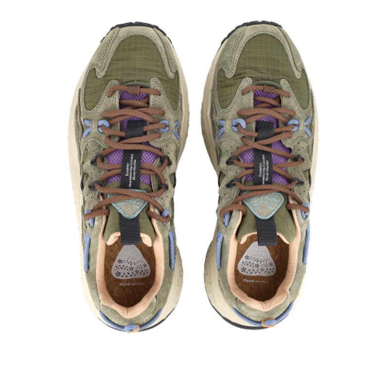 Flower Mountain 0B03-001-2019511-03 YAMABUSHI UNI Sneaker in grün
