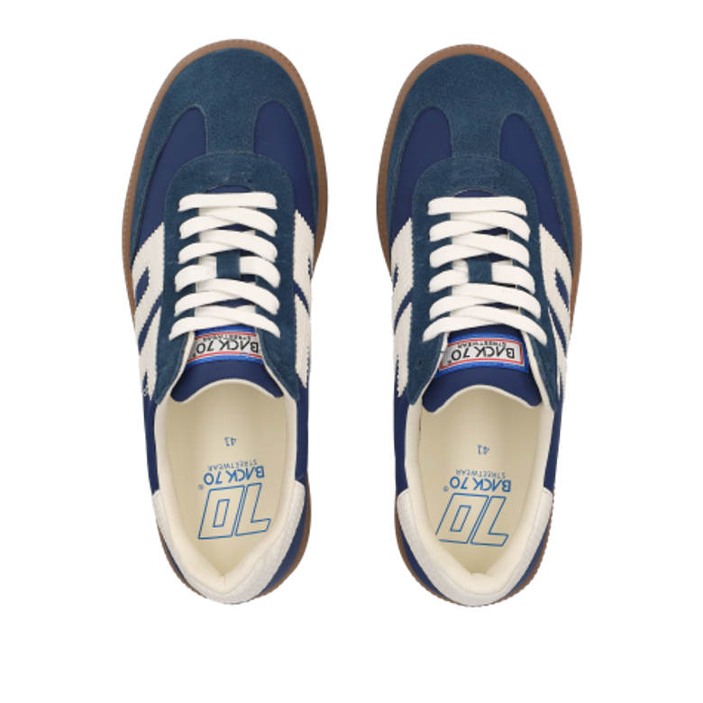 BACK 70 108028-000009 DOUBLE V26 Sneaker in blau