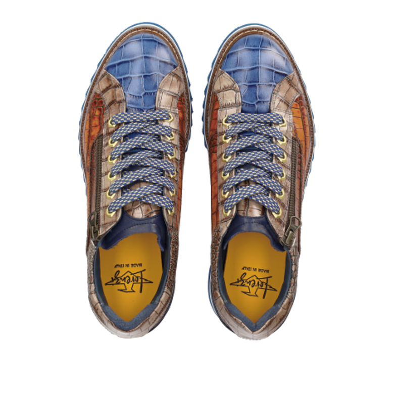 Lorenzi 9634 BUGATTI AL COBANDO Sneaker in blau