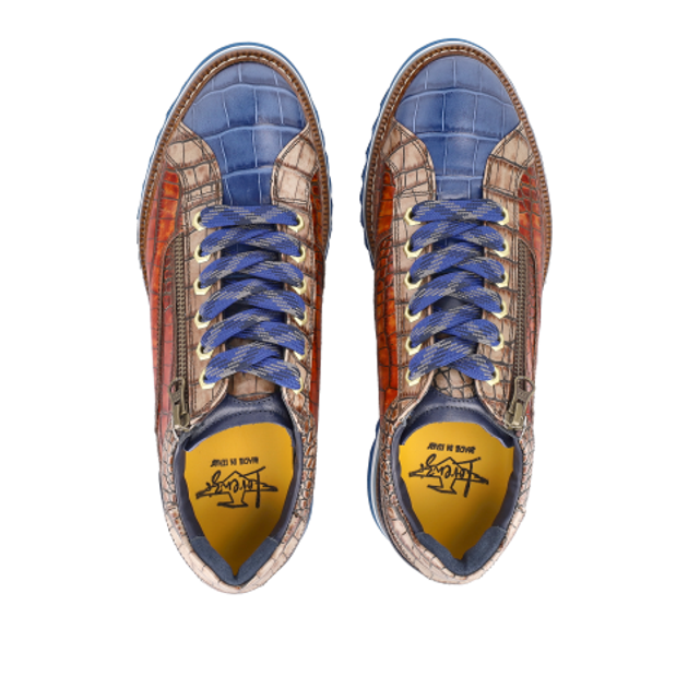 Lorenzi 9634 BUGATTI AL COBANDO Sneaker in blau