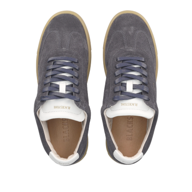 Blackstone DG517 BOULEVARD WHITE Sneaker in blau