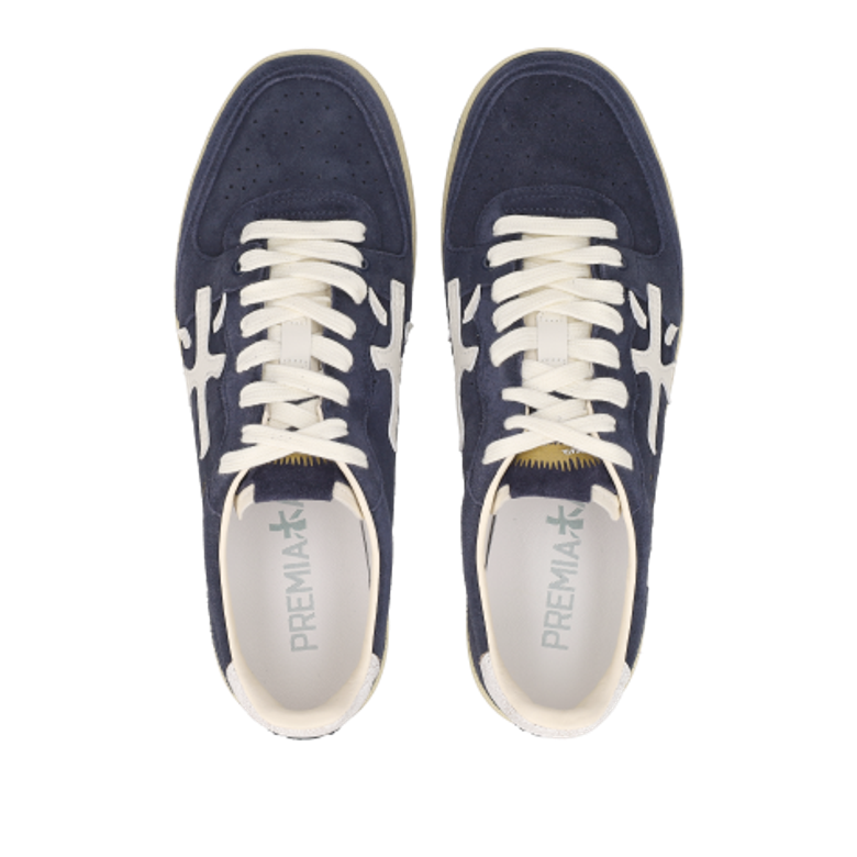 Premiata BSKTCLAY 7708 Sneaker in blau