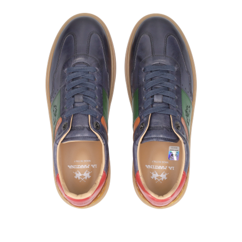 La Martina HERITAGE SNEAKER Sneaker in blau