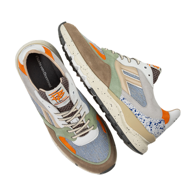 Floris van Bommel De Treener Sneaker in blau