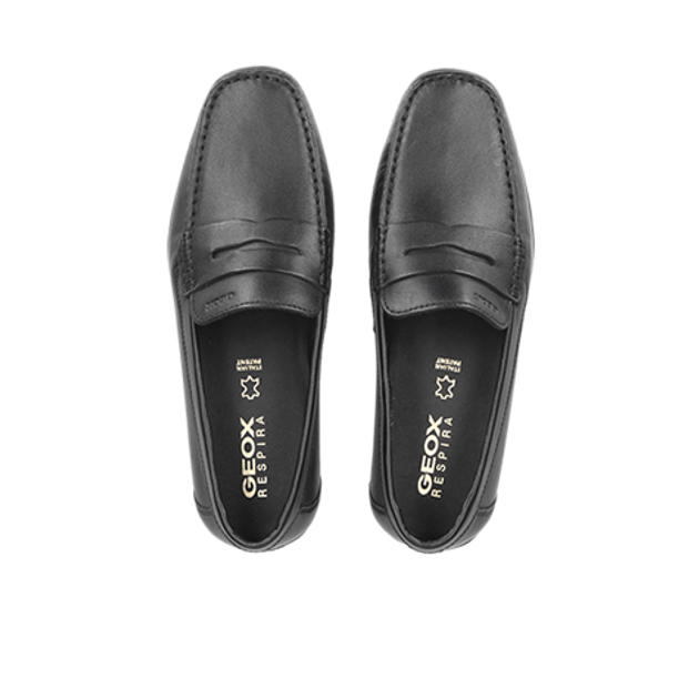 GEOX ASCANIO Slipper in schwarz