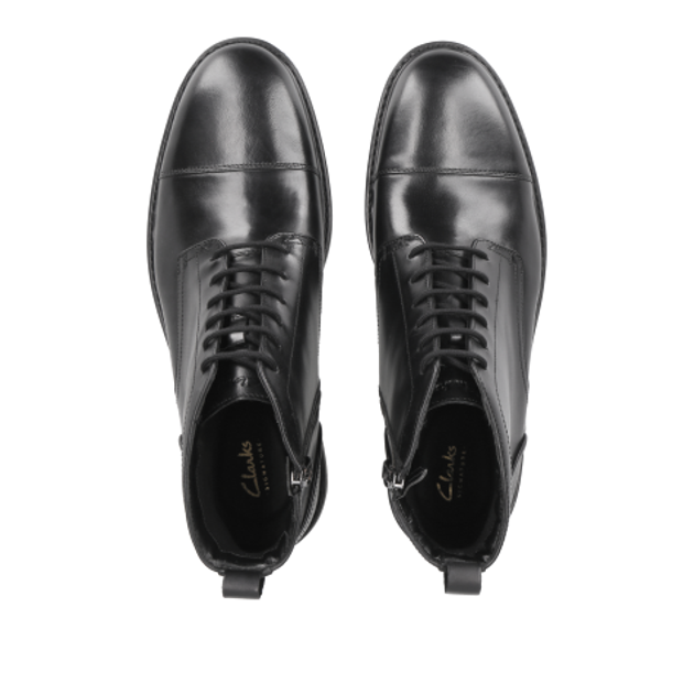 Clarks Aldwin Cap 26179732 7 Boots in schwarz