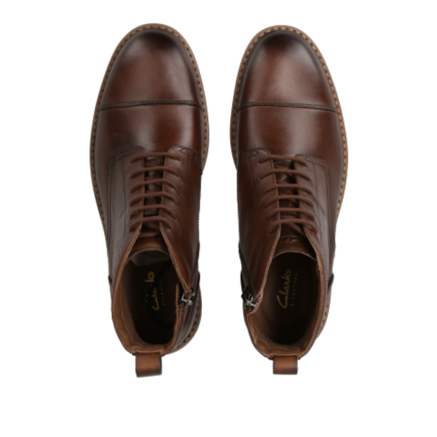 Clarks Aldwin Cap 26179733 7 Boots in braun