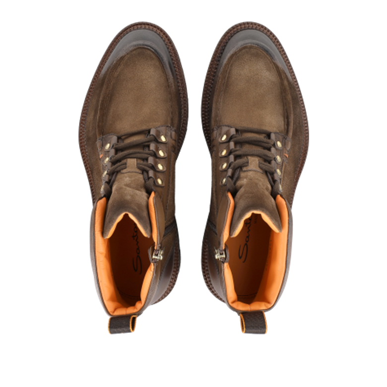 Santoni 19355 S50 Boots in braun