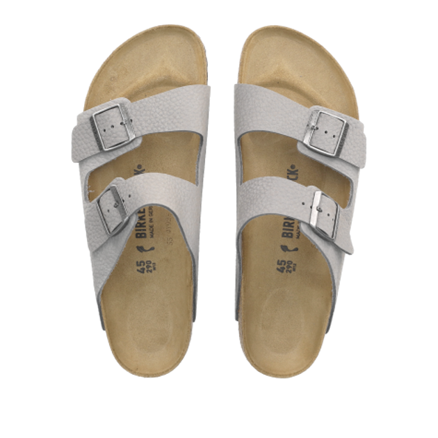 Birkenstock 1020707 ARIZONA NUBUK LEATHER Sandaletten in grau